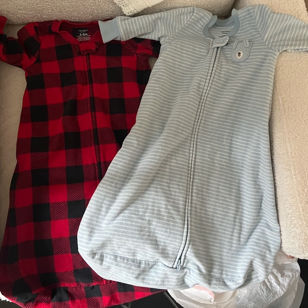 Set of Baby Sleep Sacks size 3-6 months
